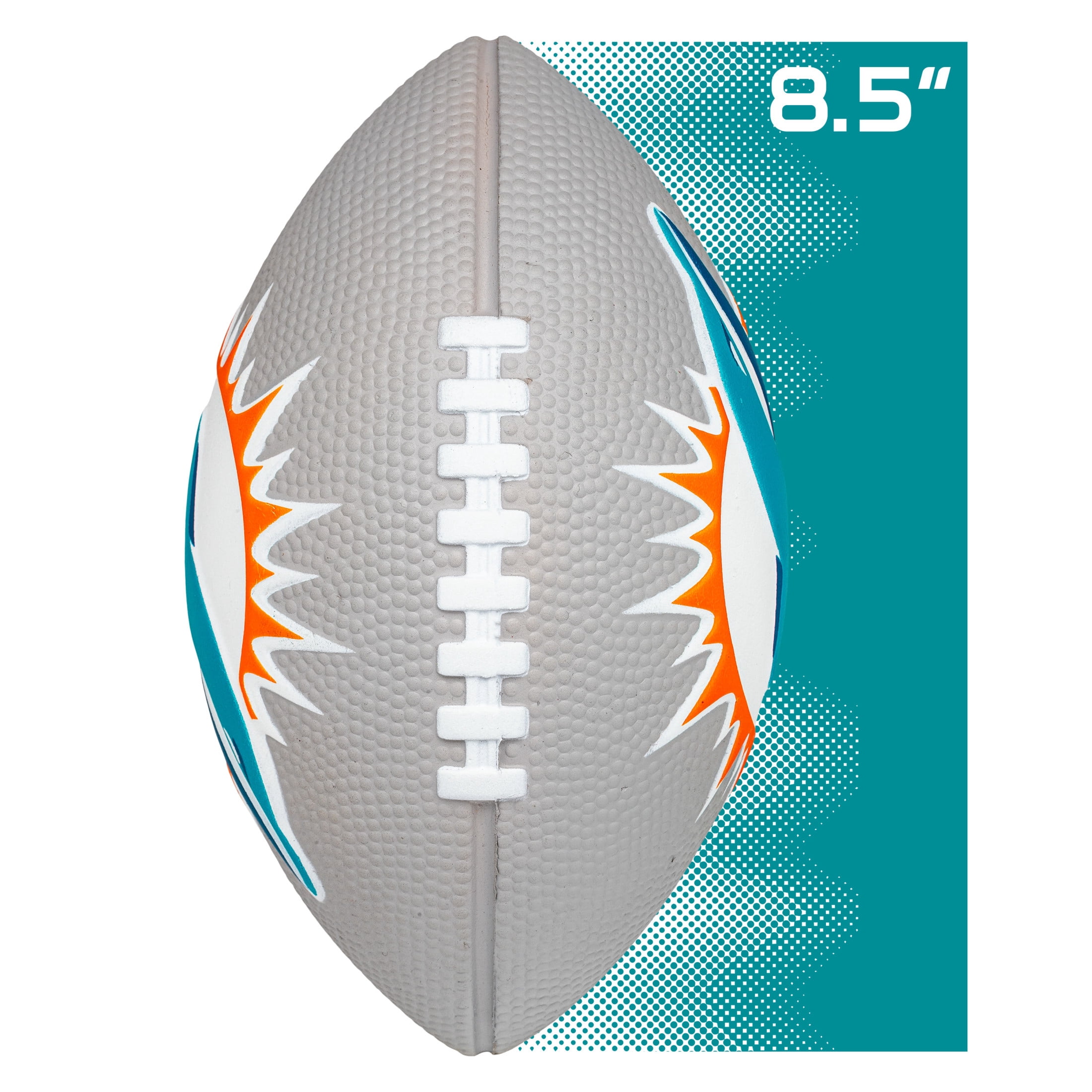Franklin Sports NFL Miami Dolphins Football - Kids Foam Football