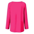 thumbnail image 4 of Linen Tops for Women Fall 2024 Women Sweatshirt Clearance $5.00 Casual Crewneck Loose Tops Long Sleeve Sweatshirt, 4 of 5