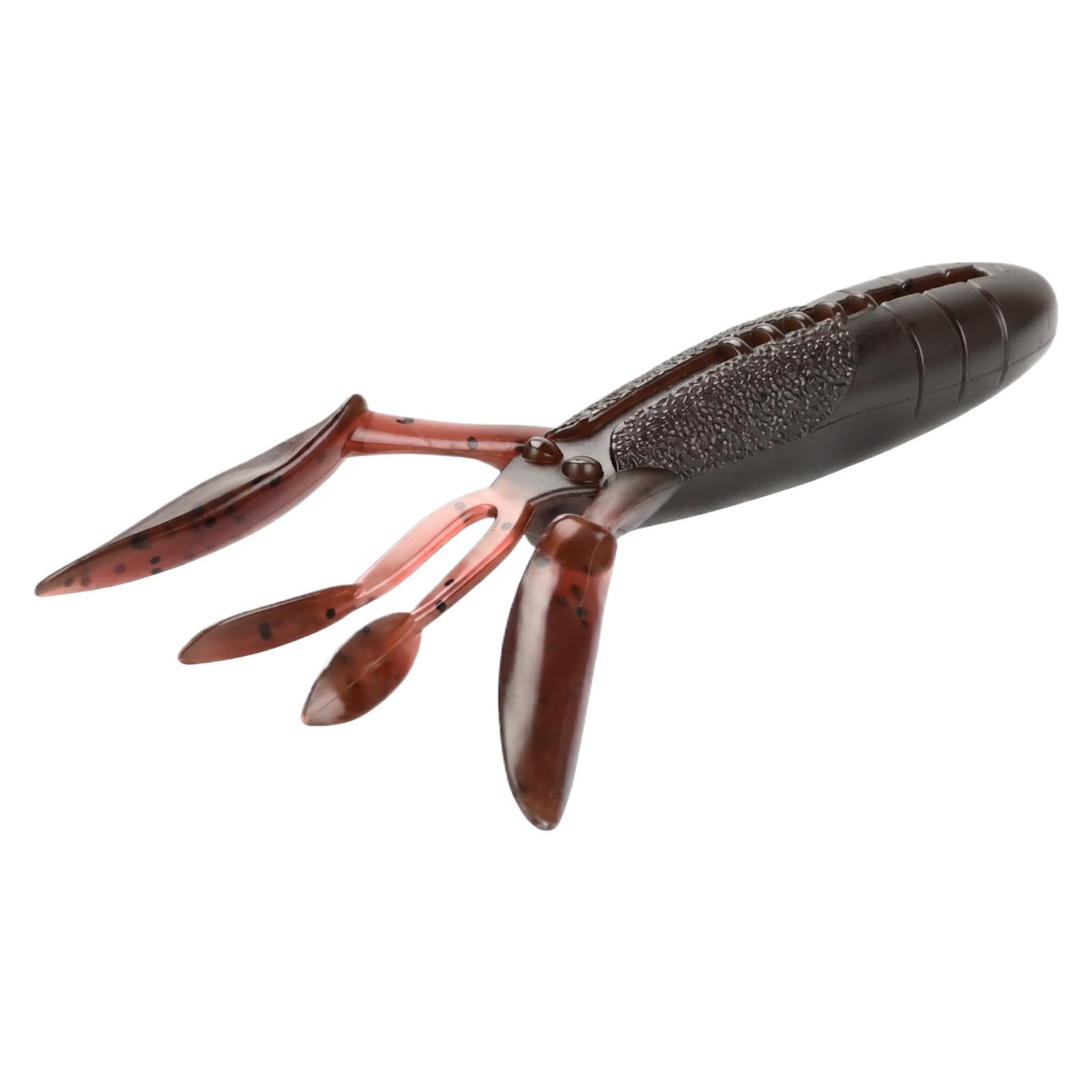 10Pcs Shrimp Shaped Soft Fishing Lure with Glitter Flakes Bionic Worm Bait for Competition and Obstacle Areas Lifelike Crawfish Swimbait Gear b