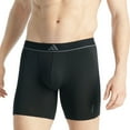thumbnail image 2 of Adidas Men Boxer Shorts Polyester Black Xl, 2 of 6