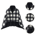 thumbnail image 6 of yotijay Poncho Blanket Cozy for Women for Home Bed Gift for Grandma Black 100x140cm, 6 of 9