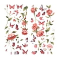 thumbnail image 1 of Calcomanías de pared de mariposas coloridas, pegatinas de pared de hojas y flores, murales para dormitorio, sala de estar, sofá, TV, fondo, decoración, 1 of 7