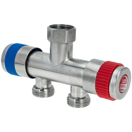 

TINKSKY Hose Splitter Adapter Connector Water Garden Machine Tap Spigot Way Washing Shunt Stainless Pipe Steel Diverter Sink