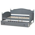 thumbnail image 2 of Baxton Studio Mara Classic Engineered Wood Daybed, Full, Grey, 2 of 11