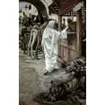 thumbnail image 2 of Tissot, James 17x24 White Modern Wood Framed Museum Art Print Titled - Calling of Matthew, 2 of 4