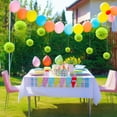thumbnail image 3 of Injueey 1 Uds. Conjunto de pañuelos colgantes flores bolas de flores papel flores decoraciones pompón bolas de papel para cumpleaños Kits de decoración para fiestas Verde 7.8 pulgadas, 3 of 6
