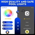 thumbnail image 6 of Floating Pool Lights,5000mAh Rechargeable Pool Lights With Remote,Pool Light that Float IP68 Waterproof, Color Changing Swimming Pool Lighting,Pool Floating Light for Inground Ground Pools-2PCs, 6 of 9