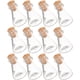 thumbnail image 4 of 12 Frascos de Vidrio Miniatura, Botellas de los Deseos, Adornos de Vidrio., 4 of 7