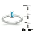 thumbnail image 2 of Primal Gold 14 Karat White Gold Blue Topaz Ring, 2 of 4