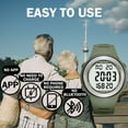 Hearkent Waterproof Pedometer Watch for Senior Non Bluetooth No App