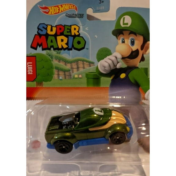 Hot Wheels Super Mario Character Cars Luigi