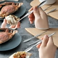 thumbnail image 4 of destyer 4 Pièces/set Cracker de Fruits de Mer Réutilisable Double Extrémité Gravé Élégant Antirouille Résistant à la Chaleur Inodore Outil de Fourche, 4 of 9