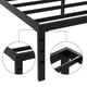 thumbnail image 2 of Base Matrimonial Bio Mattress de Acero Laminado en Frío Estructura Reforzada Color Negro, 2 of 4