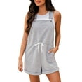 thumbnail image 1 of Cathalem Womens Rompers Jumpsuits Going Out Bodycon Jumpsuit Shorts,Gray XXL, 1 of 5