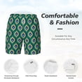 thumbnail image 3 of Balery Peacock'S Tail Mens Swim Trunks Swim Shorts for Men Quick Dry Inseam Beach Shorts with Compression Liner Pocket-Medium, 3 of 9