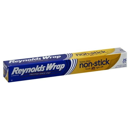 Reynolds Wrap Heavy Duty Non-Stick Aluminum Foil, 35.0 SQ FT