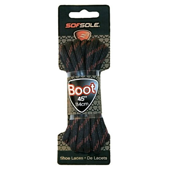 Boot Waxed Lace Black/Tan 60" - SOF SOLE