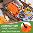 thumbnail image 4 of Bolsa de almacenamiento impermeable Uxcell, bolsa de almacenamiento exterior portátil con tapa de polvo, ligera, 6 x 12 pulgadas, naranja, 4 of 7