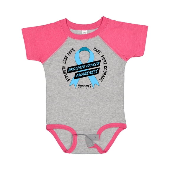 Inktastic Prostate Cancer Awareness Boys or Girls Baby Bodysuit