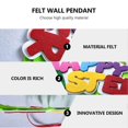 thumbnail image 3 of Creative Easter Wall Pendant Felt Wall Pendant for Adornment 1Pcs Stylish, 3 of 5