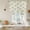 Oatmeal, Sage, Dusty Rose, Cream, variant on Blue Floral Tie Up Curtains for Windows, Adjustable Balloon Window Shades, Summer Coastal Flowers Plants Beige Kitchen Window Treatments Farmhouse Short Curtains with Rod Pocket 42"x45"