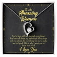 thumbnail image 2 of To Mom You With Me Forever Necklace w Message Card, 2 of 7