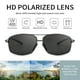 thumbnail image 2 of Gafas de Sol SUNGAIT Ultra Ligeras Rectangulares para Hombre Gris x2, 2 of 7