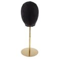 thumbnail image 4 of Mannequin en Daim Tête Chapeau Rack Perruque Support Présentoir Noir, 4 of 9