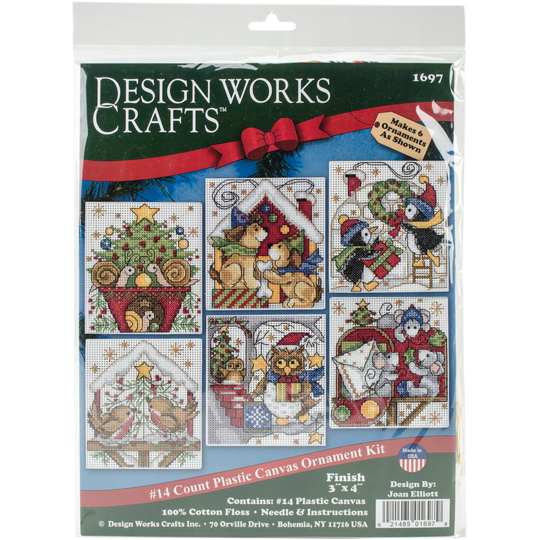 Design Works Counted Cross Stitch Ornament Kit 3.5X4-Home for