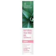 DESERT ESSENCE - Tea Tree Oil Toothpaste Ginger-Propolis - 6.25 oz. (176 g)