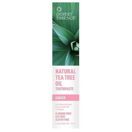 DESERT ESSENCE - Tea Tree Oil Toothpaste Ginger-Propolis - 6.25 oz. (176 g)