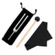 thumbnail image 3 of Diapasón de aleación de aluminio 528C 528Hz Pitchfork con mazo Paño de limpieza Bolsa de transporte Instrumento musical de curación de sonido Tomshoo Diapasón, 3 of 6