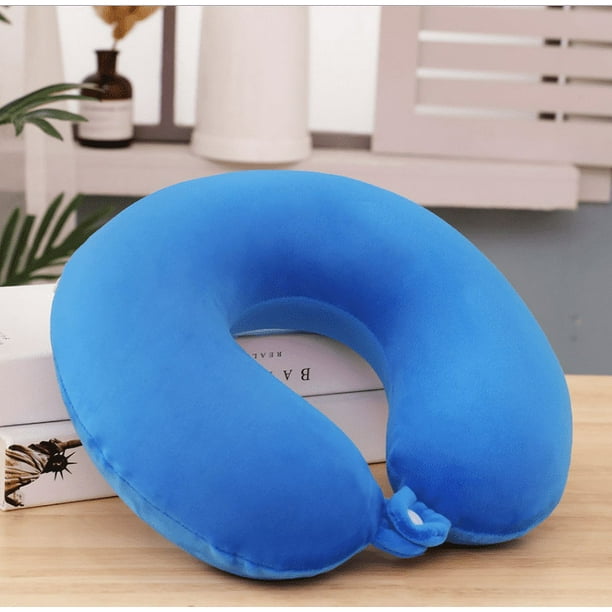 Cstore Almohada de Viaje Convertible Linda comoda y Lavable Almohada para el Cuello para avion Viajes Oficina Azul Cielo