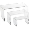 AZM Economy Clear Acrylic Riser Set Display Jewelry Showcase Fixtures ...