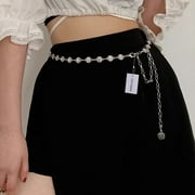 URSTEEL Dainty Pearl Body Chain Butterfly Pendant Body Chain Gift for Girlfriend Women