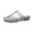 Grey, variant on HOWPAY Womens Sandals Glitter Clear Flats on Hollow out Slides Closed Toe Summer Beach Jelly Shoes Comfortable Casual Slippers Grey 36