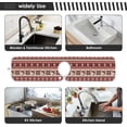 thumbnail image 6 of Coolnut 2 Pack Faucet Dry Mat for Kitchen Sink,Nordic Style 30x5 Inch Faucet Drying Mat Absorbent Mat Fast Dry Mat for Kitchen, Bathroom, 6 of 7