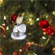 thumbnail image 4 of Bewildely Campana colgante conmemorativa de Navidad, enlace de ala de Ángel, campana de plata, una pieza de mi corazón está en el cielo, colgante de Kits de decoración para fiestas No.2 Bewildely HA045224-02, 4 of 5