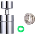 thumbnail image 1 of Innovadora boquilla para fregadero, dos modos de pulverización, cabezal giratorio de 360 grados, pulverizador de grifo antioxidante para el área del fregadero de la cocina (ajuste universal), 1 of 5
