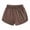 Brown, variant on QTOCIO Toddler Girls Clothes, Summer Girls Shorts, Cotton Loose Fashion Casual Edging Sports Solid Color Cotton Linen Shorts Pants, Brown, 3 Years