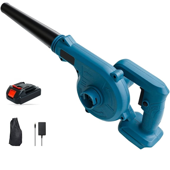 Cordless Leaf Blower, 2 in 1 Mini Electric Leaf Blower with Battery , Battery Powered Leaf Blower For Lawn Care, Yard, Blown Leaves and Snow