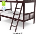 thumbnail image 6 of Storkcraft Caribou Twin over Twin Bunk Bed, Espresso, 6 of 17