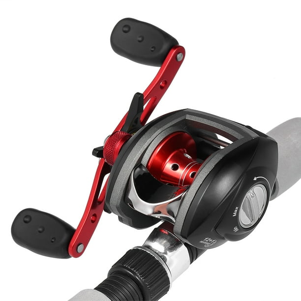 Moulinet Baitcasting 18+1BB Rapport 8.1:1 – Silencieux, Léger, Main Gauche/Droite Pour Pêche Pro