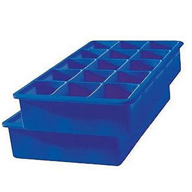 United Solution IC0087 BLU Ice Cube Trays Set, Blue & 2 piece Pack of