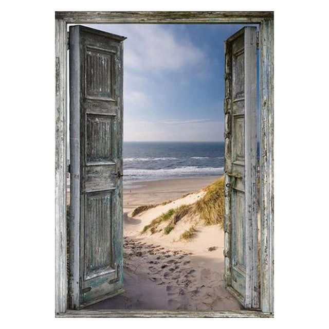 Taladro pintura de diamante (DE0058) puerta de playa 5D bordado completo DIY artesanía punto de cruz 20X30cm Hugtrwg Para estrenar