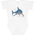 thumbnail image 3 of Inktastic Shark Dinner Boys or Girls Baby Bodysuit, 3 of 5