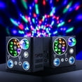 thumbnail image 2 of Stage Light Disco Light,5 in 1 LED Effect Light with Magic Ball,LED Pattern Strobe Lights with UV Effect,Sound Activated DJ Lights for Wedding,Church,Christmas,Halloween, 2 of 12