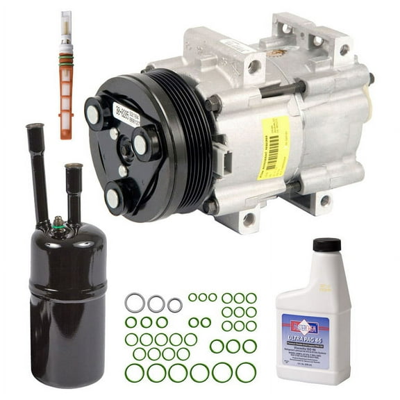 For Ford Escort 1998 1999 2000 2001 2002 OEM AC Compressor w/ A/C Repair Kit - BuyAutoParts