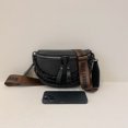 thumbnail image 4 of Bolsa De Hombro Bolso cruzado de moda para mujer, bolso de sillín con patrón de cocodrilo para regalo (negro) Tmvgtek Para Estrenar, 4 of 9