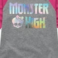 thumbnail image 3 of Monster High - Holographic Colors - Toddler & Youth Girls Raglan Graphic T-Shirt, 3 of 5